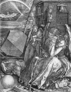 Альбрехт Дюрер. Меланхолия. Гравюра на меди 1514 г.