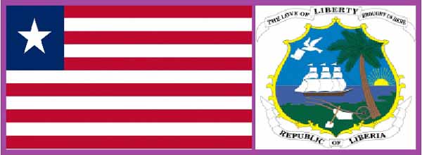 Флаг и герб Либерии
