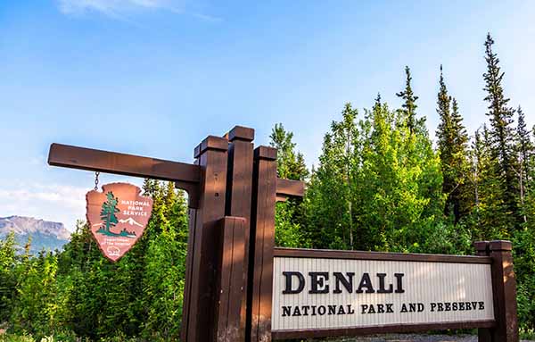 Въезд в Национальный парк Денали
