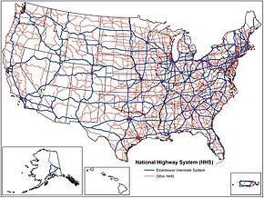 Национальная система скоростных дорог США
