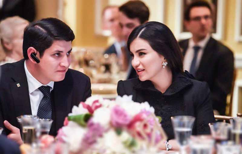 Отабек Умаров и его супруга Шахноза Мирзиеева