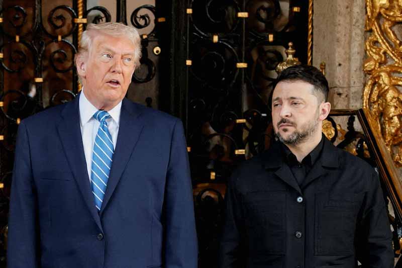 Трамп и Зеленский в Мар-а-Лаго. Флорида. 28.12.2025